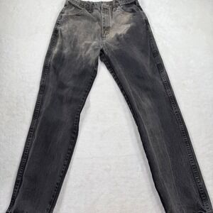 Rustler Mens Regular Fit Straight Leg Jeans Faded Black 87619CB 32x34 Distressed